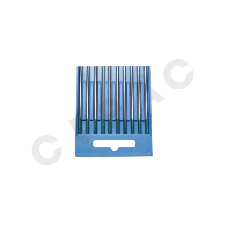 Cipac CONTIMAC - ELECTRODES TUNGSTENE VERT 2,0MM (PAR 10) - 401020T