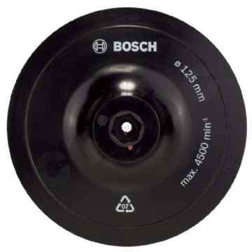 Cipac BOSCH - PLATEAU DE PONÇAGE AUTO-AGRIPPANT VELCRO 125 X 8 MM - 1609200154
