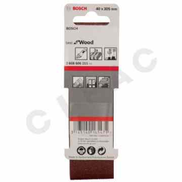 Cipac BOSCH - BANDE ABRASIVE X440 BEST FOR WOOD AND PAINT, 40 X 305 MM, GRAIN 60; 80; 120 - 2608606211