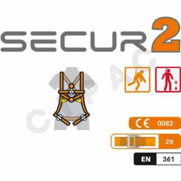 Cipac SECURX - Harnais de sécurité - Secur 2 - M-XL - SX 102102