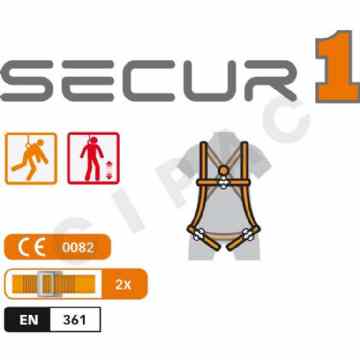 Cipac SECURX - Veiligheidsharnas - Secur 1 - M-XL - SX 102100