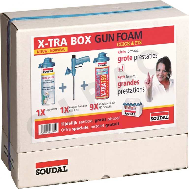Cipac SOUDAL - X-TRA BOX C&F ENSEMBLE COMPLET - 115000