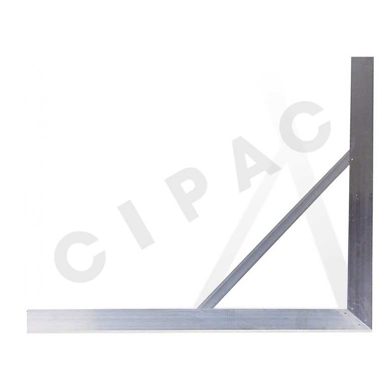 Cipac MONDELIN - Equerre en profilé alu avec support - 1550 x 1050 mm - RM 350020