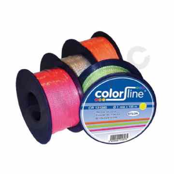 Cipac COLOR LINE - Ficelle de maçon 1 mm x 50 m - NYLON - jaune fluo - CR 130050