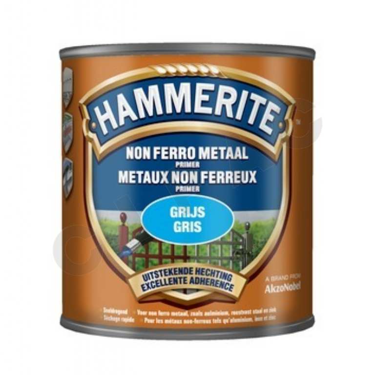 Cipac HAMMERITE - HT PRIMER NON-FERRO METALEN 0.5L - PHPMB0.5