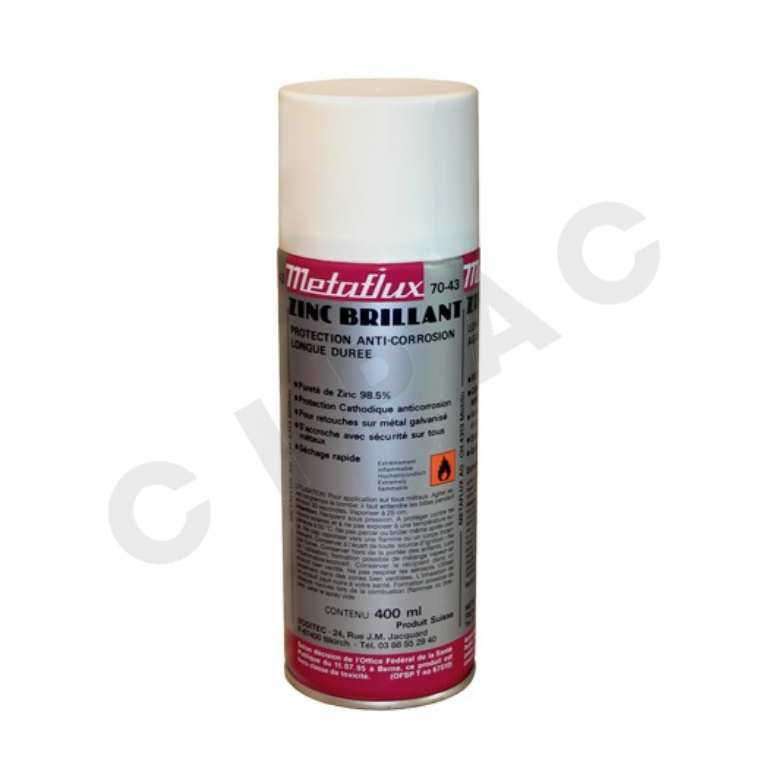 Cipac METAFLUX - METAFLUX SPRAY ZINC BRILLANT 400ML - 7043