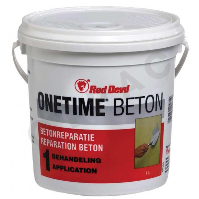 Cipac RED DEVIL - Pâte de rénovation béton 1 L "ONETIME BETON" - RD 0470/3L