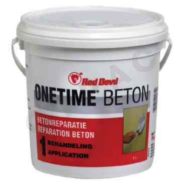 Cipac RED DEVIL - Pâte de rénovation béton 4 L "ONETIME BETON" - RD 0471/3L