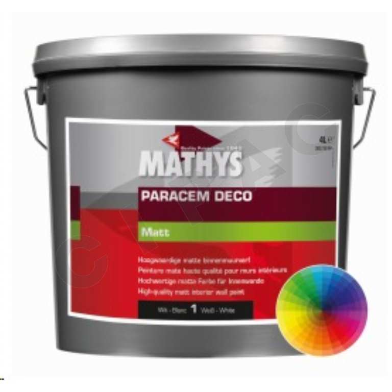 Cipac MATHYS - PARACEM DECO BASE RED 0,93LT - 380.RED.1