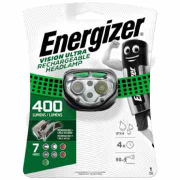 Cipac ENERGIZER - ENERGIZER LAMPE FRONTALE VISION ULTRA RECHARG - HEADVISIONR