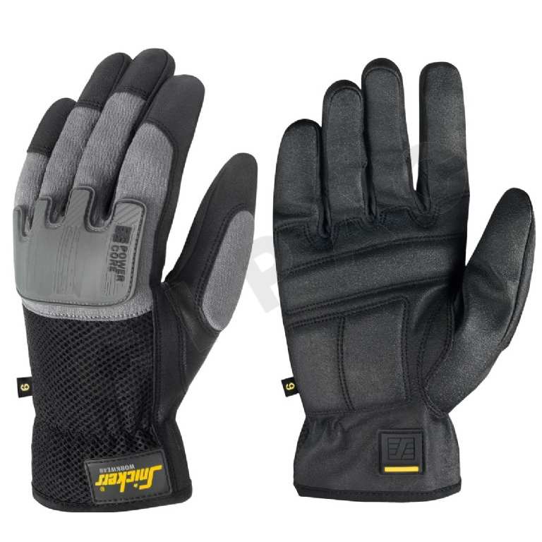 Cipac SNICKERS - POW CORE GLOVES NOIR TAILLE:
