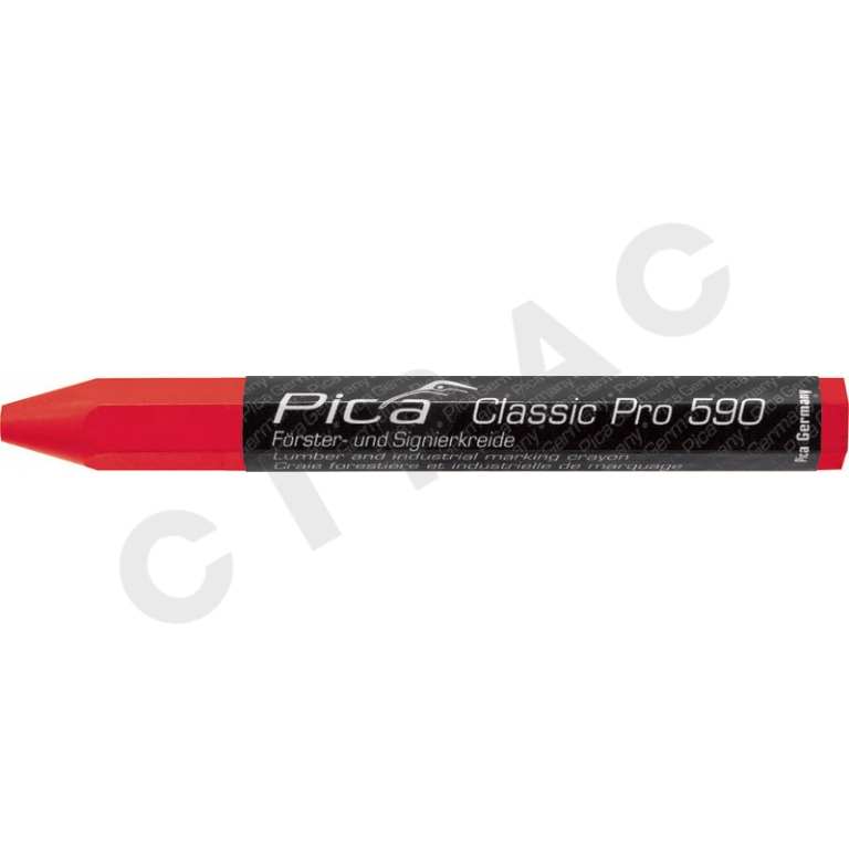 Cipac PICA - LUMBER CRAYON PRO, 12X120MM, RED - PIC59040