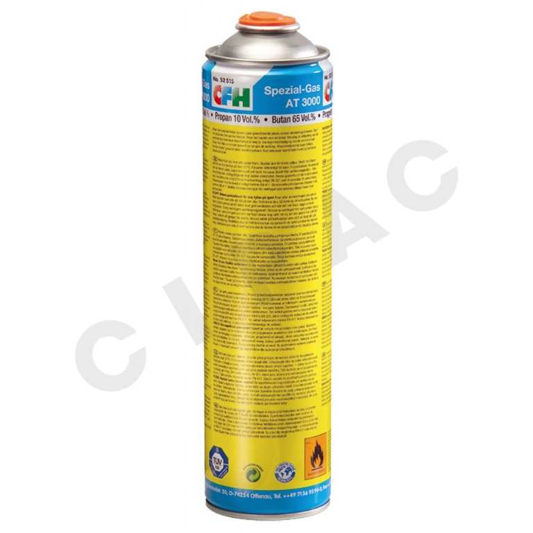 Cipac CFH - Cartouche de gaz AT 3000 - propylène - butane - propane - 330 gr - CFH 52515