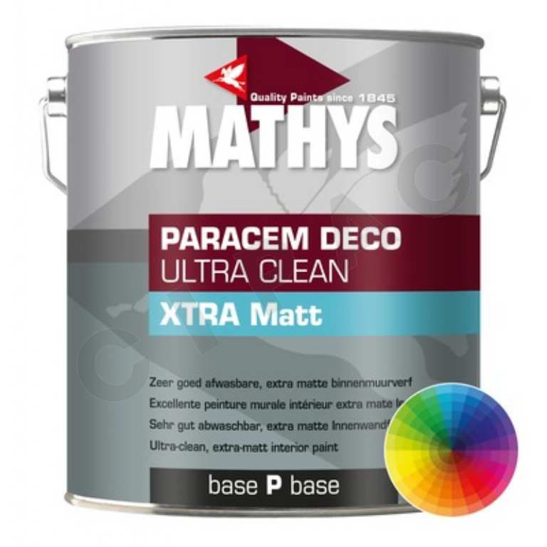 Cipac MATHYS - PARACEM DECO ULTRA CLEAN XTRA MATT BASE D 0.93L - 844.D.1