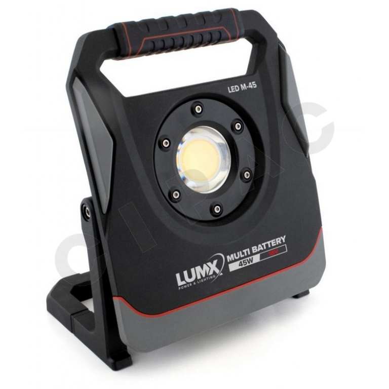 Cipac LUMX - MULTI-BATTERY LED M-SERIES 45W/18V (BOSCH - MAKITA - STANLEY - METABO - MILWAUKEE - DEWALT) - LM 30000