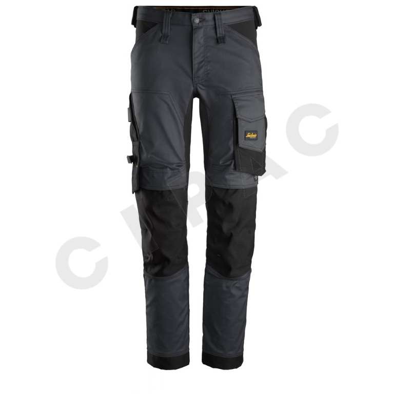 Cipac SNICKERS - AW STRETCH TROUSERS GRIS ACIER TAILLE: 56 - 63415804056