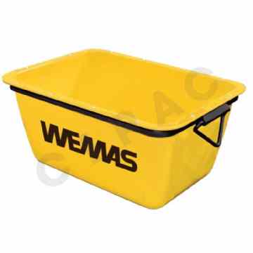 Cipac WEMAS - Auge à mortier 200 L - jaune - rectangulaire - WA 816001