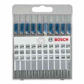 Cipac BOSCH - SET 10 PIÈCES LAME DE SCIE SAUTEUSE BASIC FOR METAL, T218A (2X); T118G (2X); T118A (SET 3 PIÈCES); T118B (SET 3 PIÈCES) - 2607010631