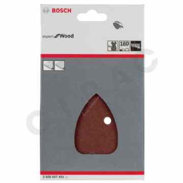 Cipac BOSCH - ABRASIF C430 EXPERT FOR WOOD AND PAINT, 95 X 135 MM, GRAIN 180, 4 TROUS, 5X - 2608607431